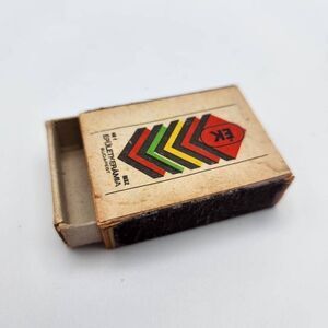 Vintage Matchbox Budapest Hungary Épületkerámia Building Ceramics Art Craft Deco